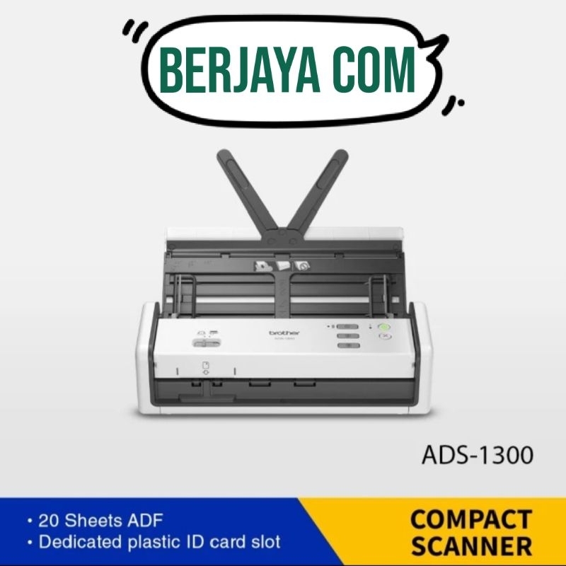 Scanner Brother Ads1300 - Scanner A4 F4 Ads-1300 Brother