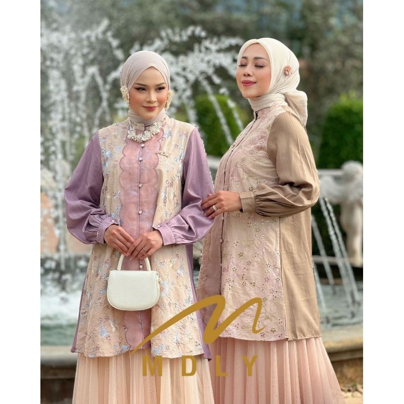 MAZNA TUNIK KATUN BORDIR PREMIUM ORI BY MDLY