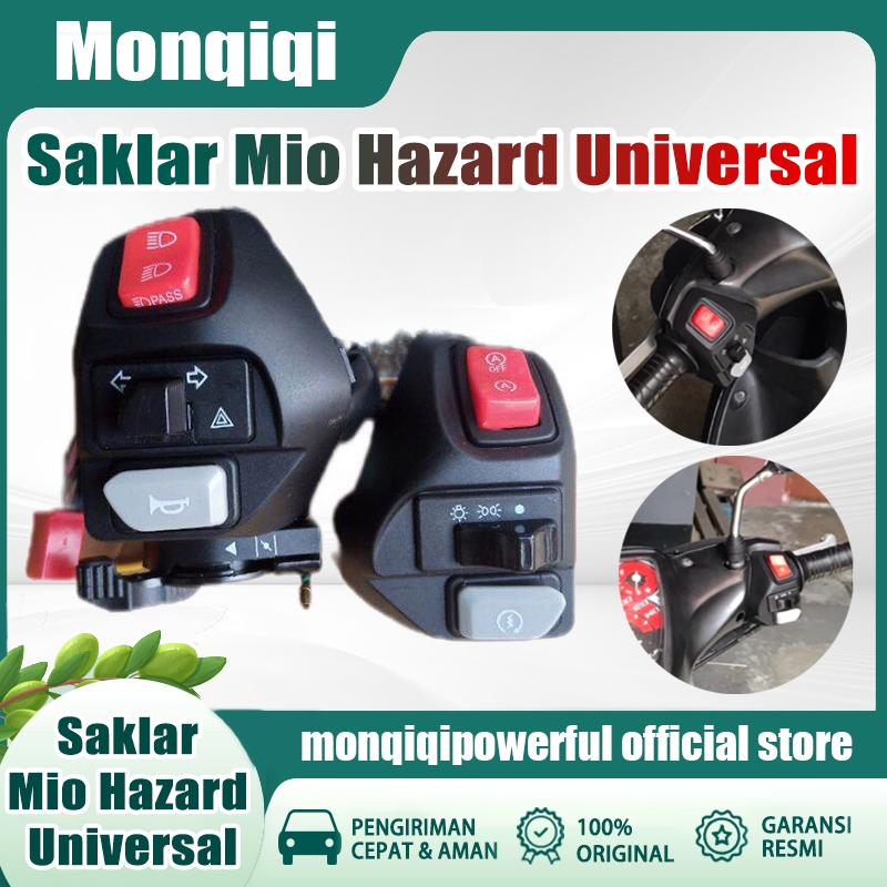 Monqiqi Saklar Mio Hazard Universal motor mio aerox soul jup z vega mx saklar vietnam universal