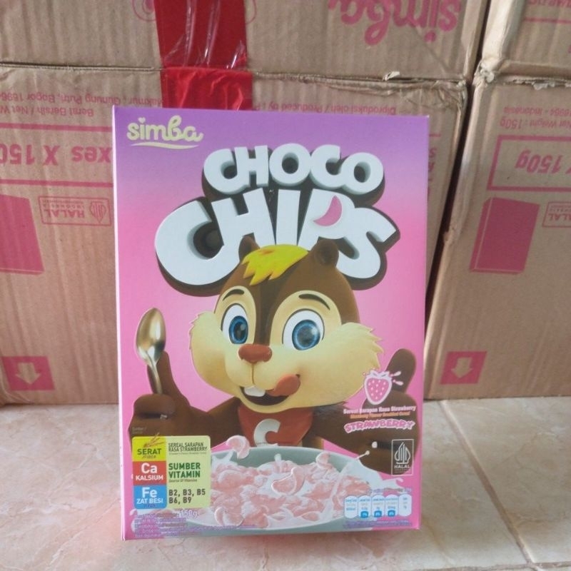 Simba Choco Chips Strawberry