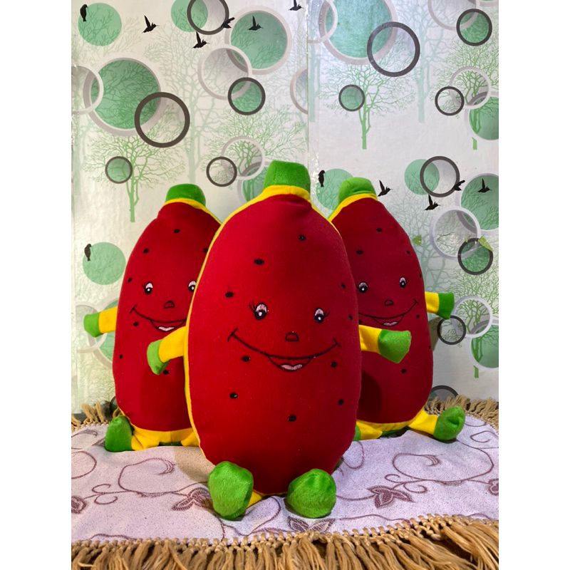 Bantal Boneka Semangka Lucu|Buah-buahan|Bantal|Hadiah