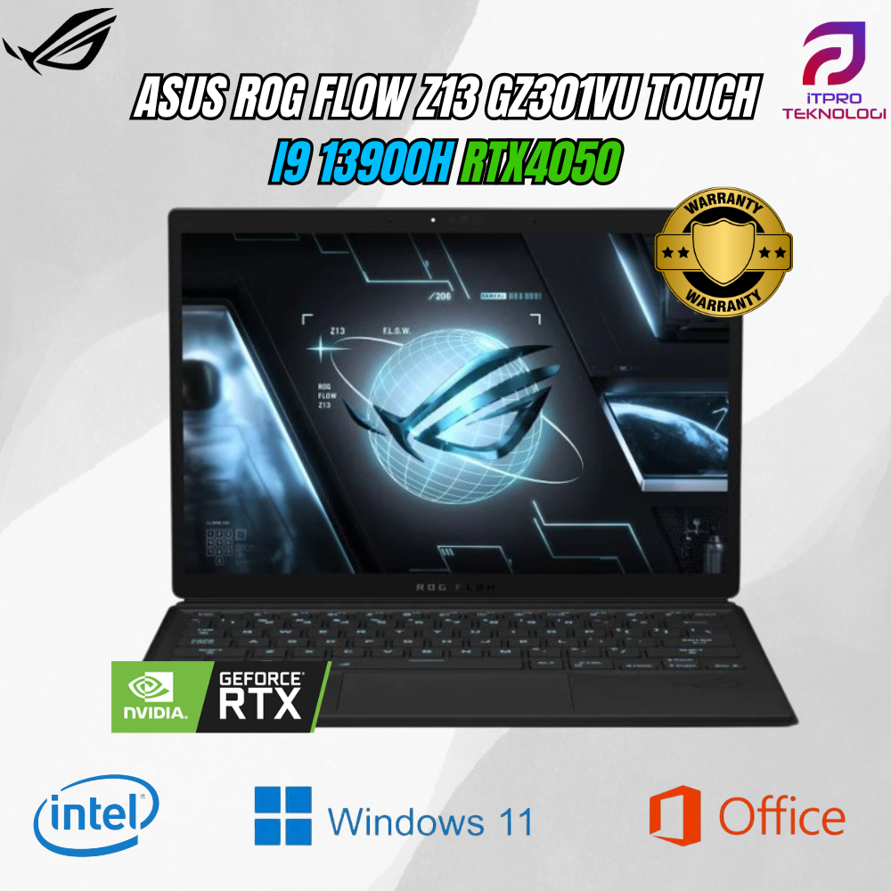 ASUS ROG FLOW Z13 GZ301VU TOUCH I9 13900H RTX4050 6GB/ 16GB 1TB