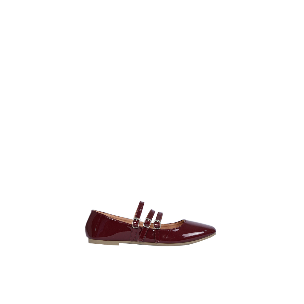 COLORBOX Maroon Flat Shoes
