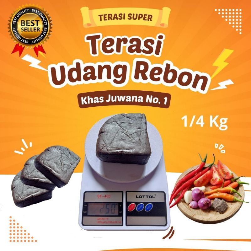 

TERASI 1/4 Kg ENAK SUPER NOMER 1 KHAS JUWANA
