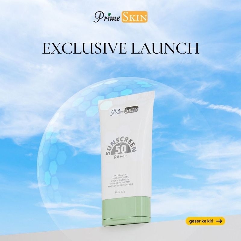 Prime Skin Sunscreen PA++ spf50+ produk hwi terbaru