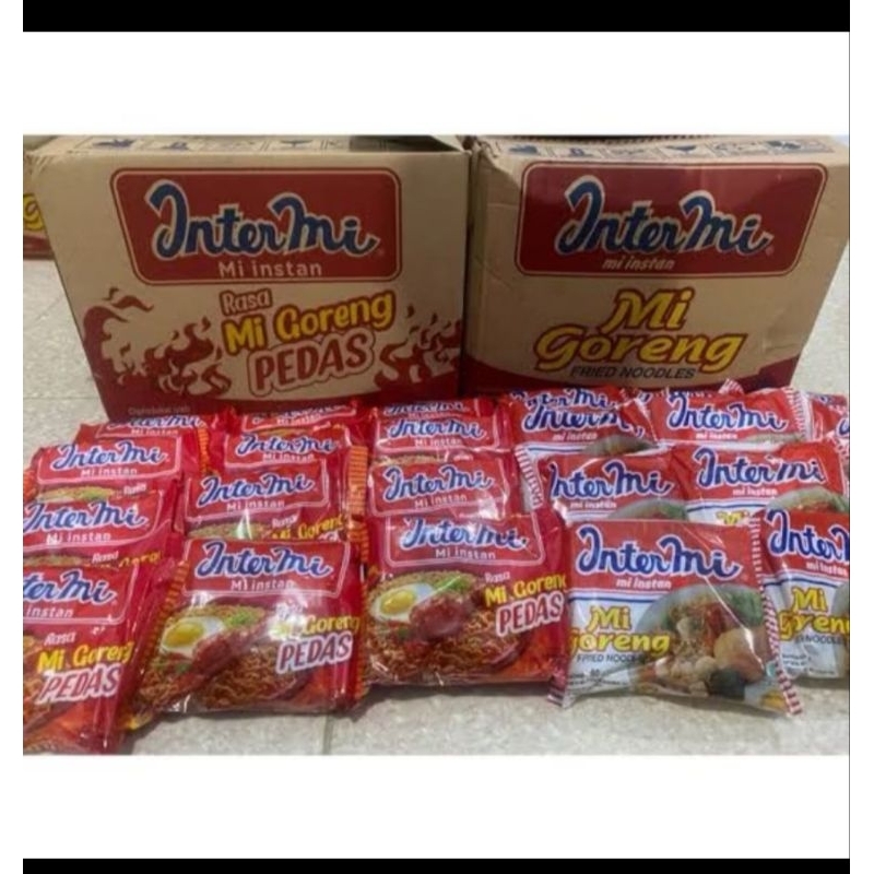 

1 DUS MIE INTERMIE rasa goreng pedas (1 dus isi 40 bungkus )