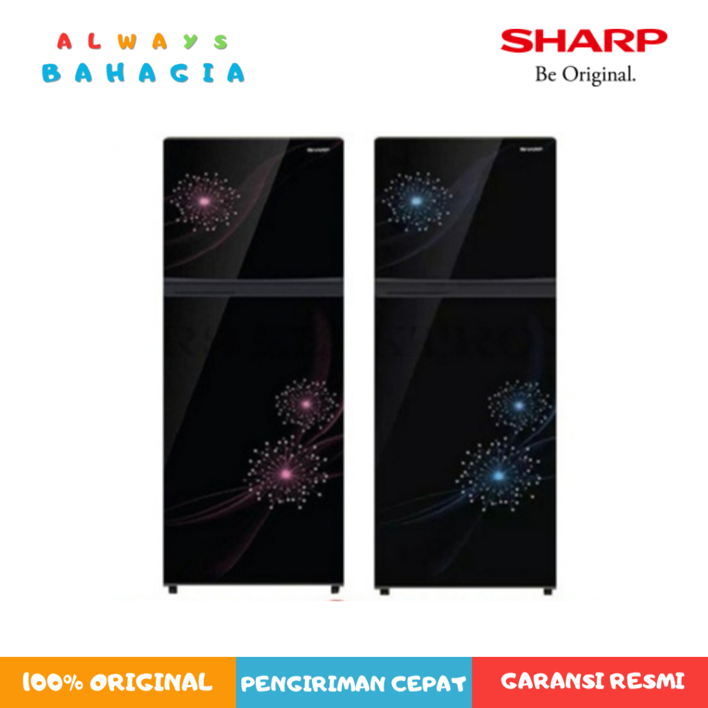 SHARP SJ-317MG-DP/DB KULKAS 2 PINTU SJ317MGDP/DB
