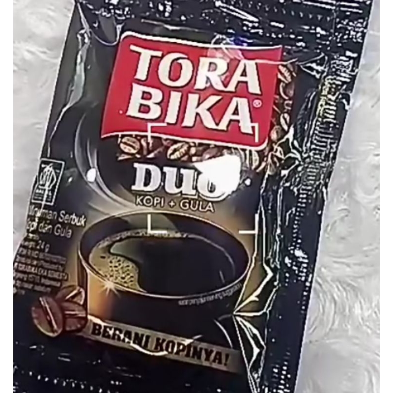 

torabika duo kopi plus gula 25 gr per renceng | isi 10 sachet