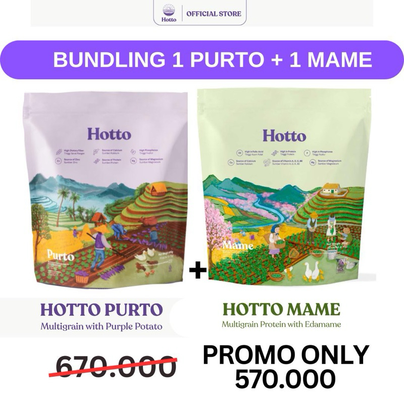 

PROMO PAKET HOTTO PURTO + MAME