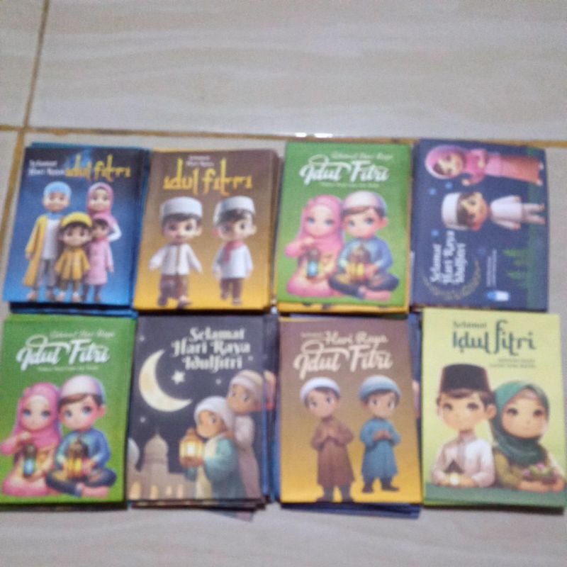 

amplop lebaran idul fitri (isi 50pcs) amplop karakter lucu