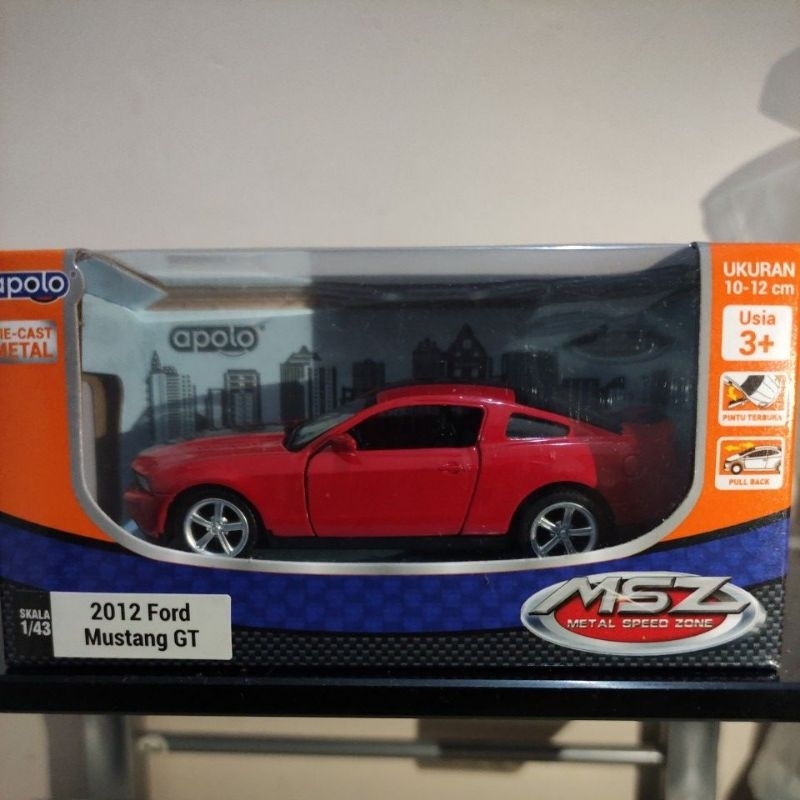APOLO MSZ Metal Speed Zone Ford Mustang GT 2012 Skala 1/43
