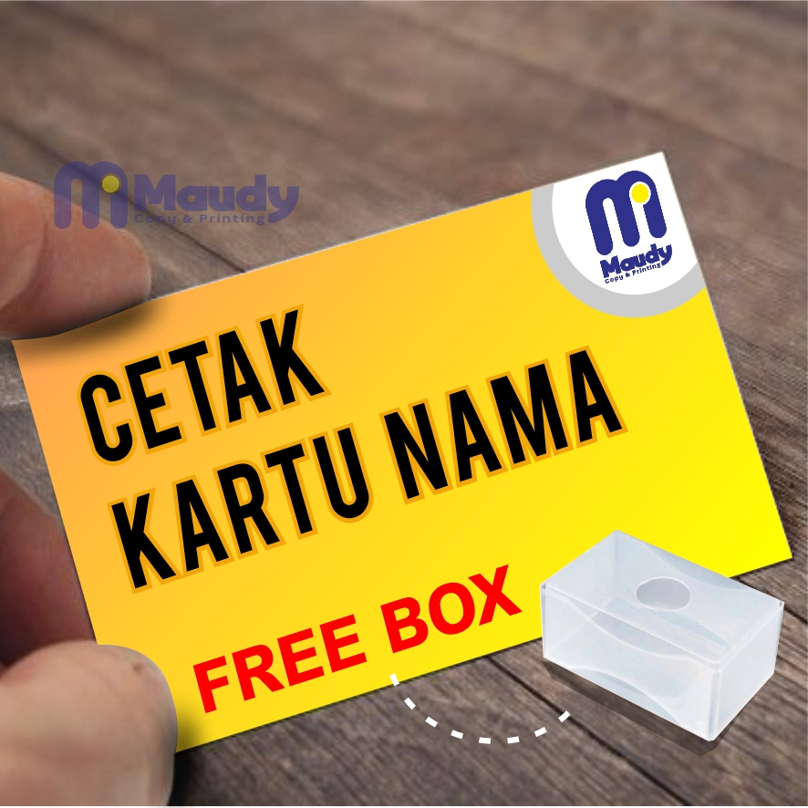 

Kartu nama free box/ cetak kartu nama custom