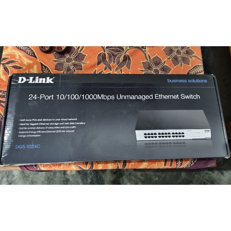 Switch Hub D-Link 24 Port Gigabit