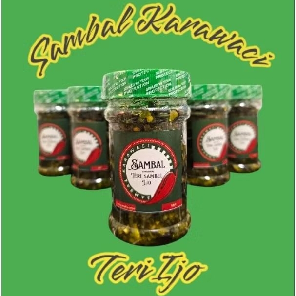 

Sambal Karawaci Teri Ijo - Sambal Pedas Nagih!!!