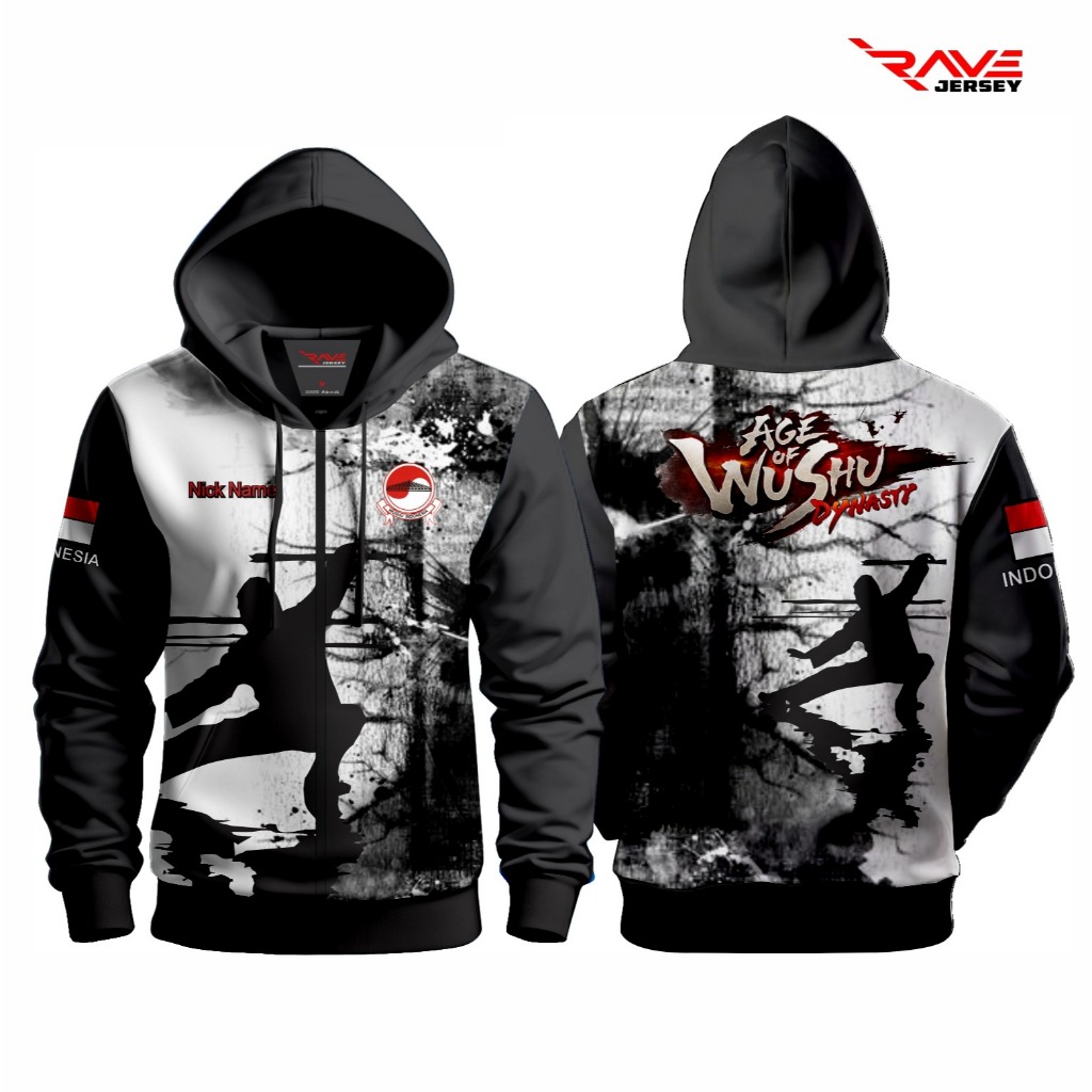 JAKET BELADIRI WUSHU SESI 1 FULL PRINTING SUBLIM CUSTOM (DESAIN SUKA SUKA)