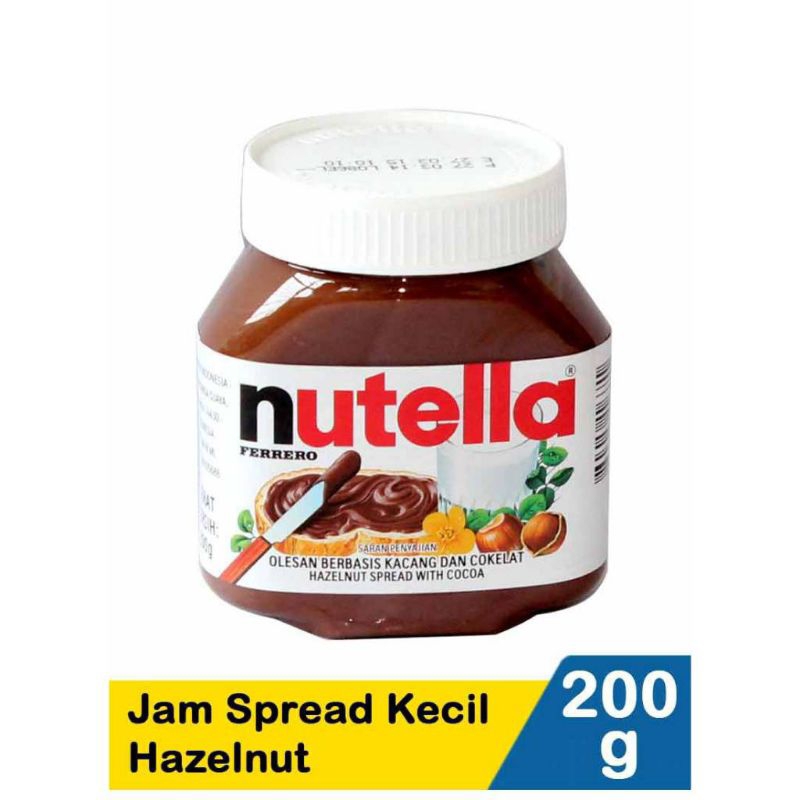 

Selai Nutella Jam Spread Hazelnut 200g