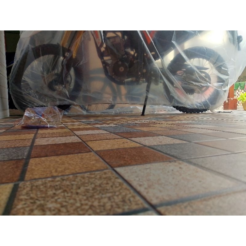 NEW COVER TRANSPARAN PENUTUP MOTOR HONDA CRF 150 L SARUNG SELIMUT AKSESORIS HONDA Honda CRF 150