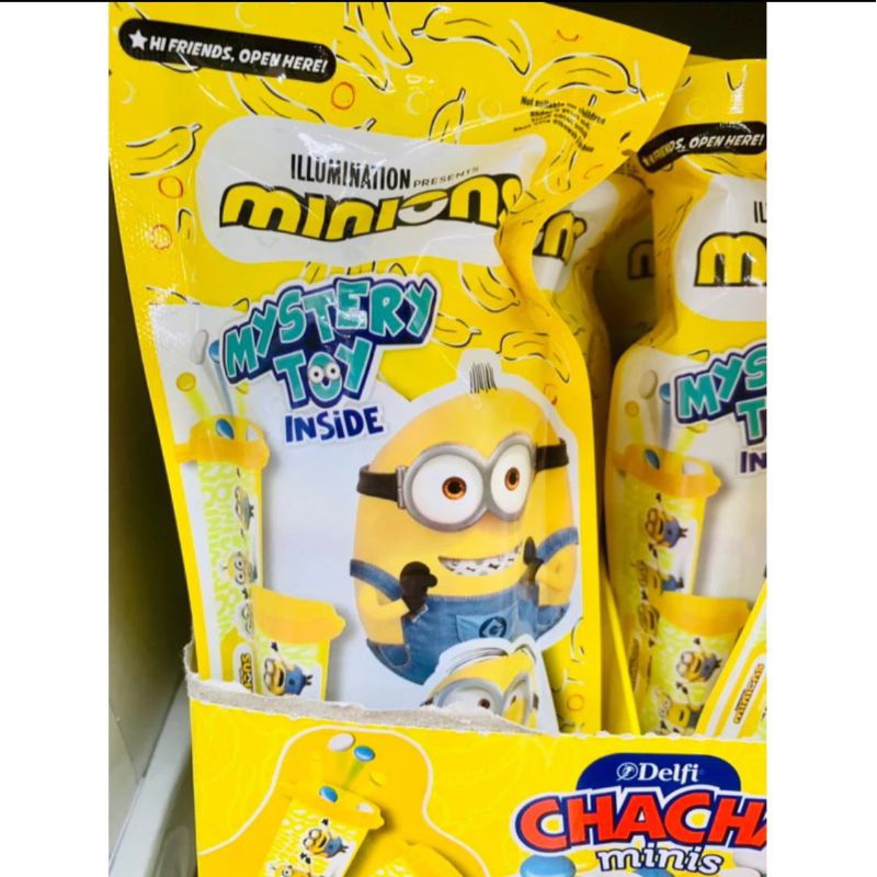 

Chacha Minis Cokelat Mystery Toy Minions 2 x 12.5 g