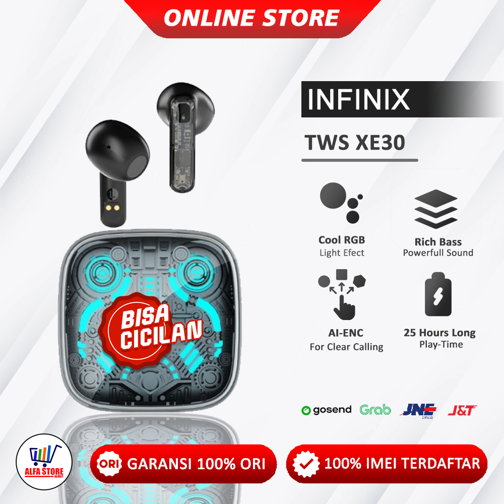 Infinix TWS XE30 Headset Bluetooth Original