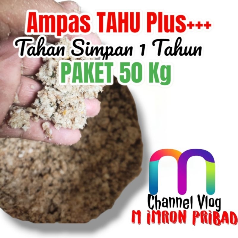 Paket 50 Kg AMPAS TAHU  PLUS PLUS++++ Bekatul Sekem Giling Janggel Giling Sayuran Asam Amino Asam La
