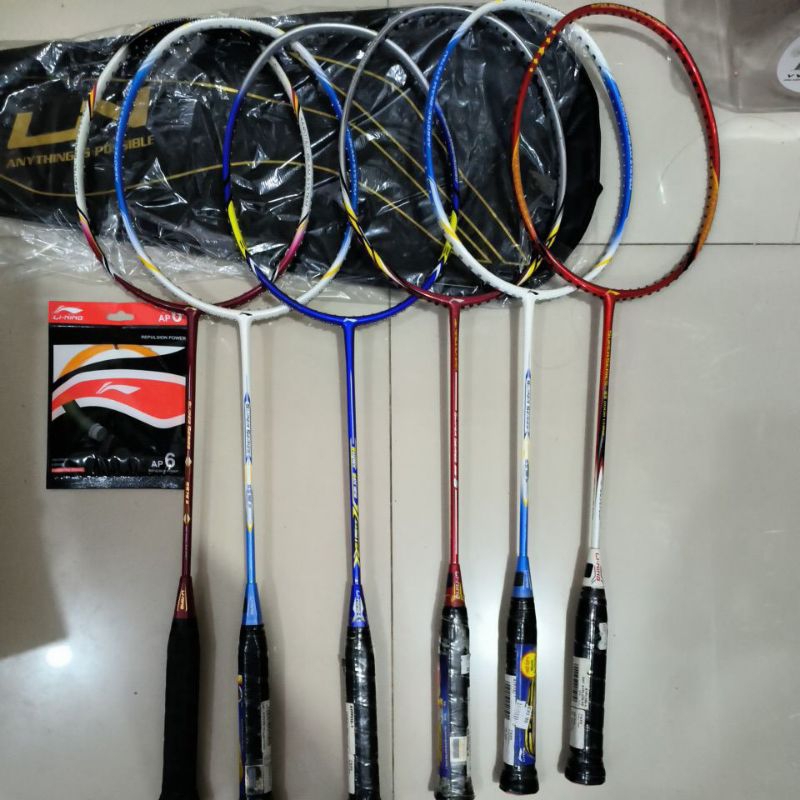 Raket Badminton Lining Super series SS 98 iii, 2008 China, ss 8, ss 78 iii, ss 68 iii, ss 9 ORIGINAL