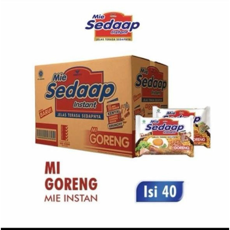 

MIE SEDAAP GORENG PROMO 1 DUS ISI (40 BUNGKUS), 90GR