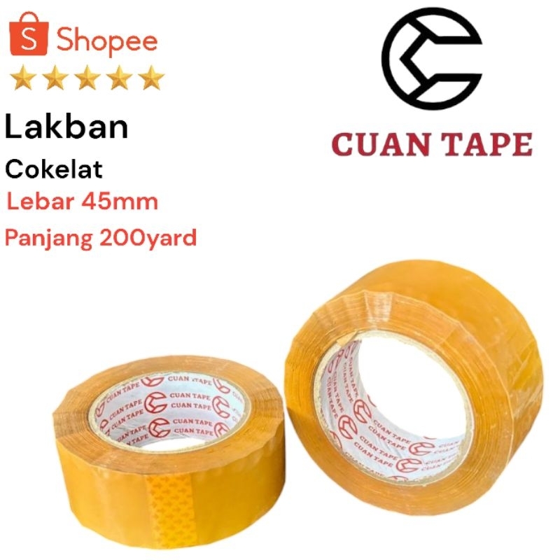 

Lakban Bening 45mm x 200 yard | Lakban Coklat 45mm x 200 yard | Lakban Jumbo 200 yard