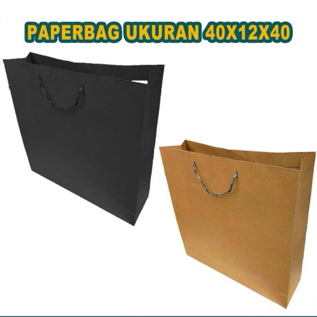 

Paperbag Ukuran 40x12x40 Paperbag Jumbo Paperbag Buket | 1PAK Isi 12