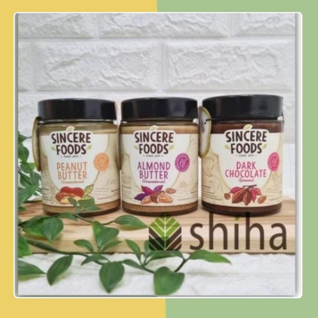 

SHIHA - Sincere Almond Butter Unsweetened Selai Kacang Almond 250grSincere Foods | Warung Shiha