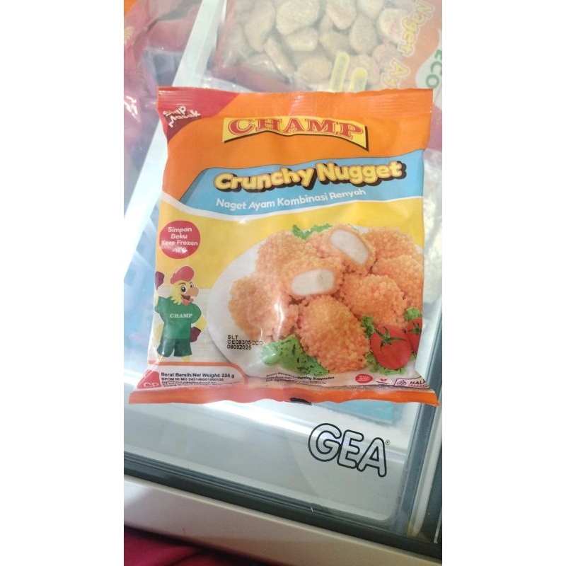 

Champ crunchy nugget 225gr