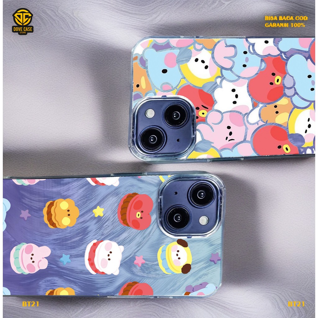 CASE FEATHER BT21 HP XIAOMI REDMI 13 NOTE 8 9 10 PRO 4G 10 10S 10C 9A 9i 9C 10A 10 4G 10C 12C 11A 12