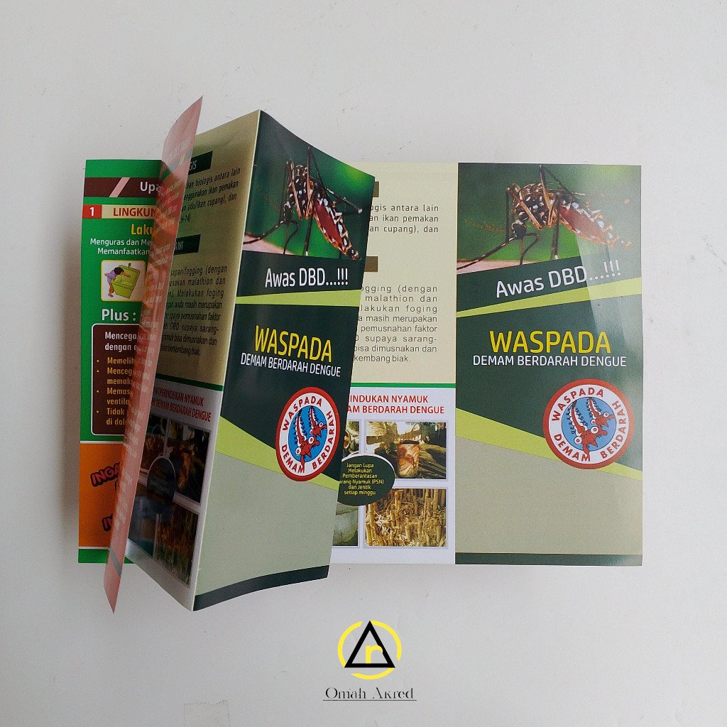 

Leaflet Waspada Demam Berdarah Dengue - Leaflet DBD - Brosur DB