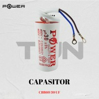 POWER CAPASITOR CBB60 30 UF (KAPASITOR POMPA AIR - BULAT )