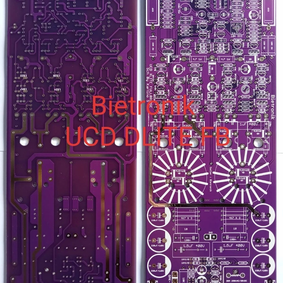 PCB AMPLI UCD XLITE FB 2019 BY KARTINO S