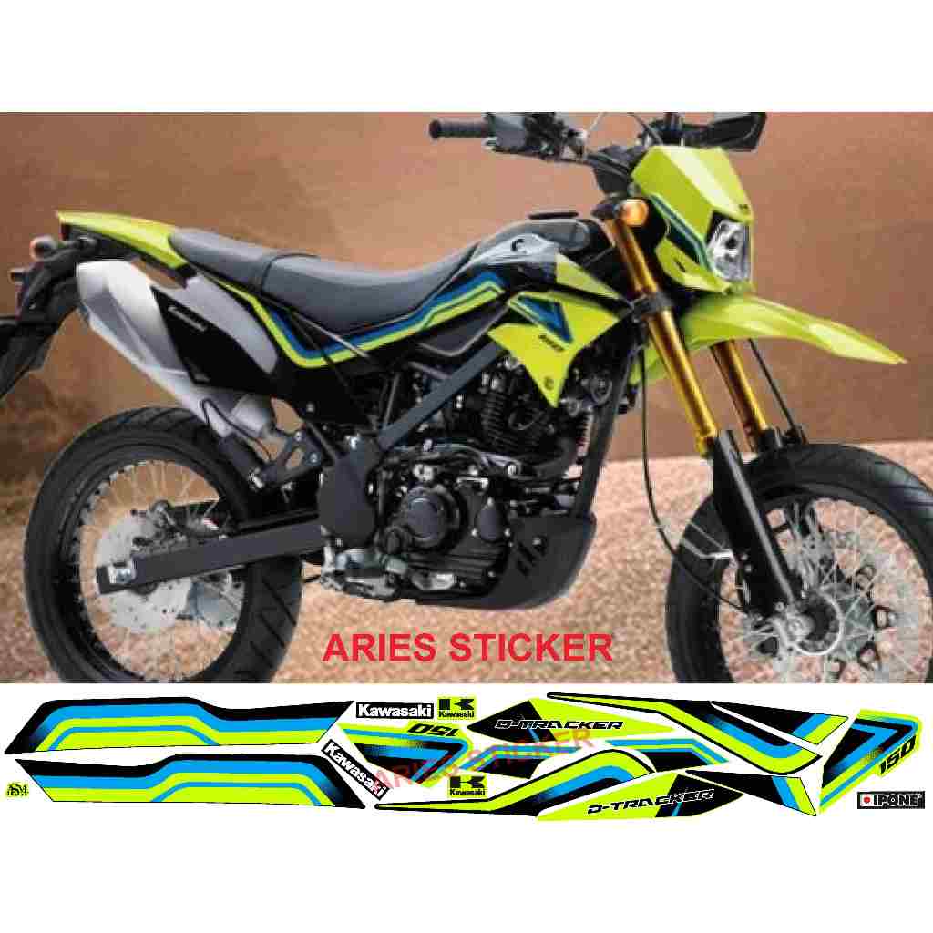 STRIPING STIKER KAWASKI DTRACKER 2021 SE CUSTOM