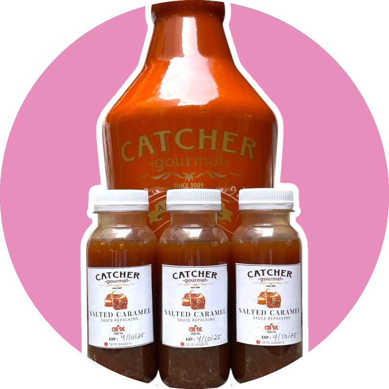 

CATCHER Salted Caramel Sauce Premium Repacking 80ml 100ml