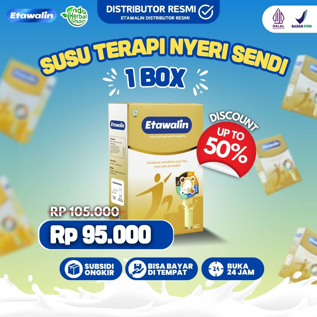 

Original Etawalin Susu Kambing Etawa Herbal Alami Solusi Asam Urat dan Nyeri Sendi Terbaik 1 Box