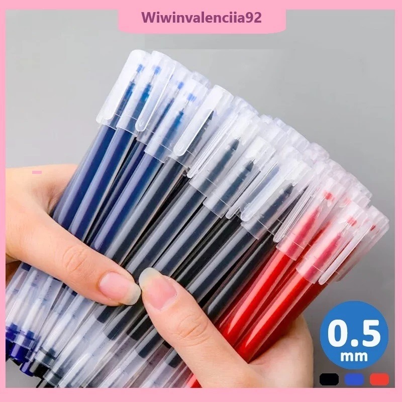 

Wwn9992 Hi-Tech LIght Alat Tulis Pulpen Pena Gel 0,5mm Standart Pul pen /Pena Cari For kantor /School-Sekolah/Bolpoin Cair Refil /Jual Isi Ulang Pena Air /Warna Pena Hitam Biru Sama Merah BUat Murid Bisa/ Guru/Tanda Tangan/ Asli Bagus Keren Murah JOKYO