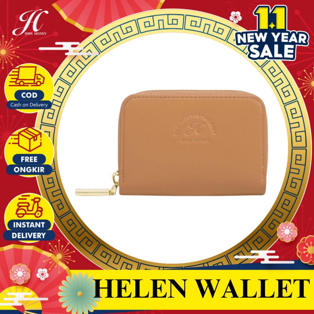 JIMS HONEY HELEN WALLET Dompet Kecil Lipat Wanita Cewek Fashion Jimshoney Casual Terbaru