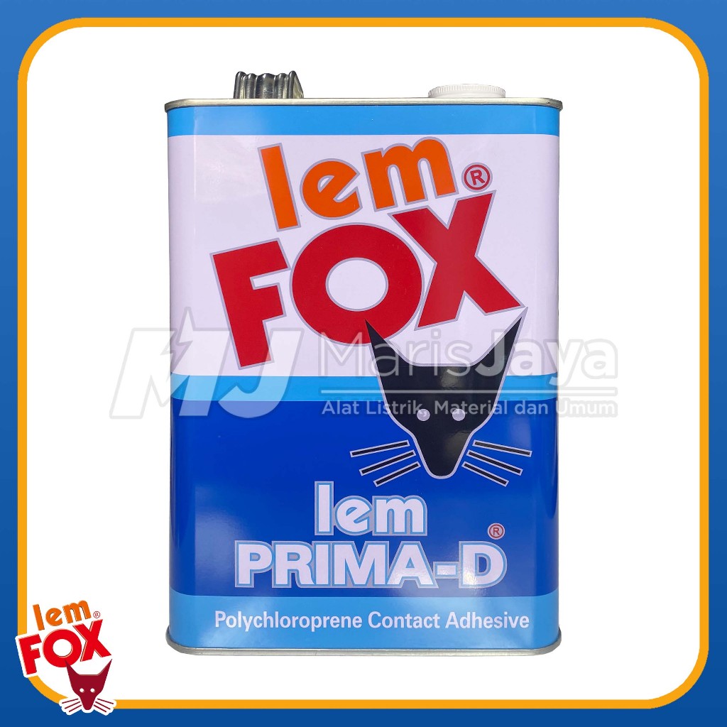 

Lem Fox Biru (Lem PRIMA-D) Galon 2,5kg