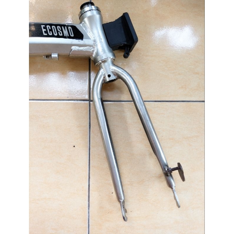 frameset seli sepeda lipat element ecosmo disk z9 alloy 20 inch 22 20 1 3 8