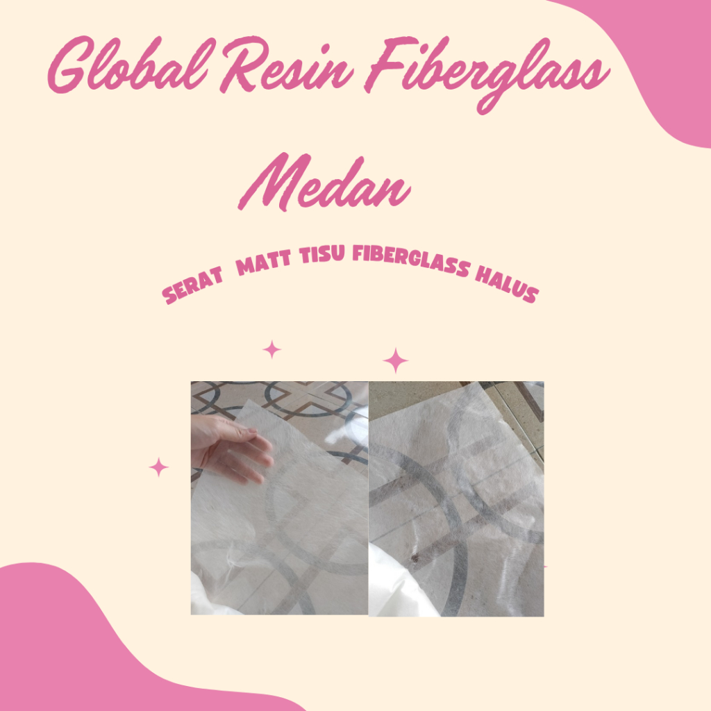 Serat Matt tisu pelapis anti bocor