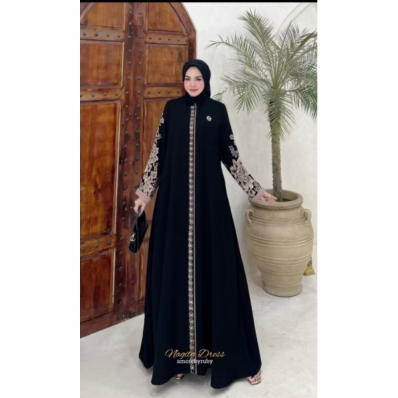Nagita dress Amore ruby - Gamis Amore ruby nagita dress