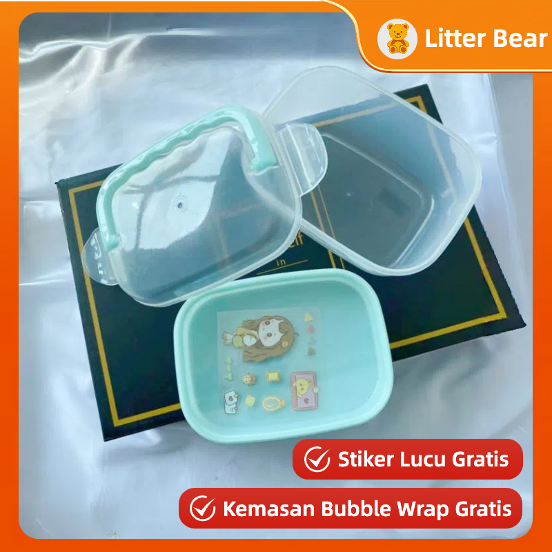 Lunch Box/Kotak Makan/lunch box murah meriah/Kotak Makan Kecil Mini/kotak bekal simple/kotak makan a