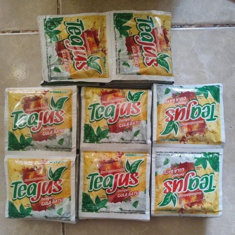 

Tea Jus Gula Batu 1 Renceng isi 10 Sachet / Minuman serbuk