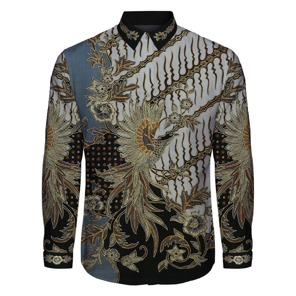 Batik Tulis Berpola Bahan Sutra ATBM Baroon