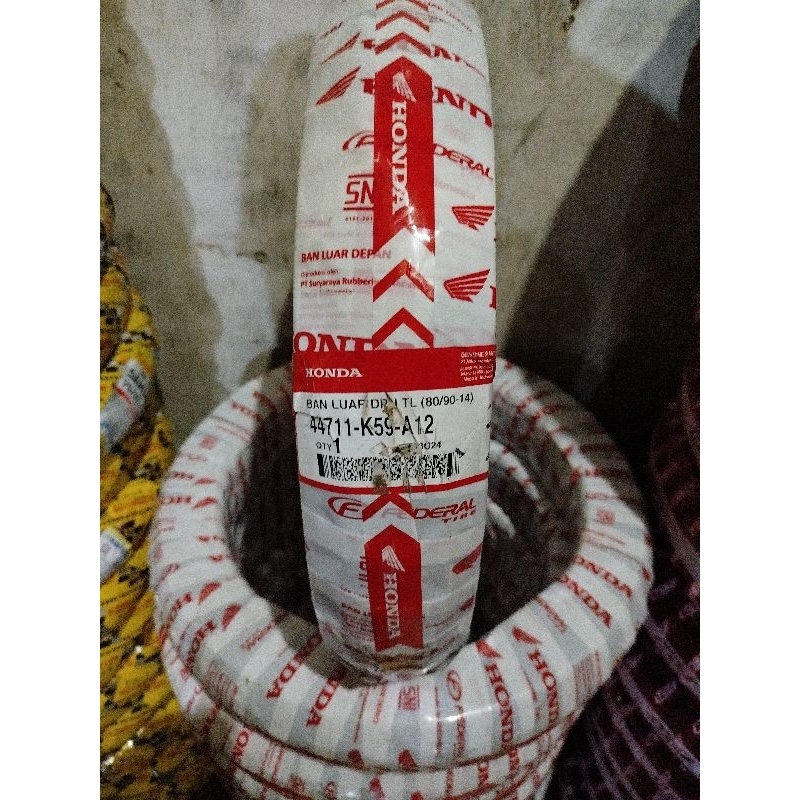 Ban Tubeless Honda K59 (80/90-14)