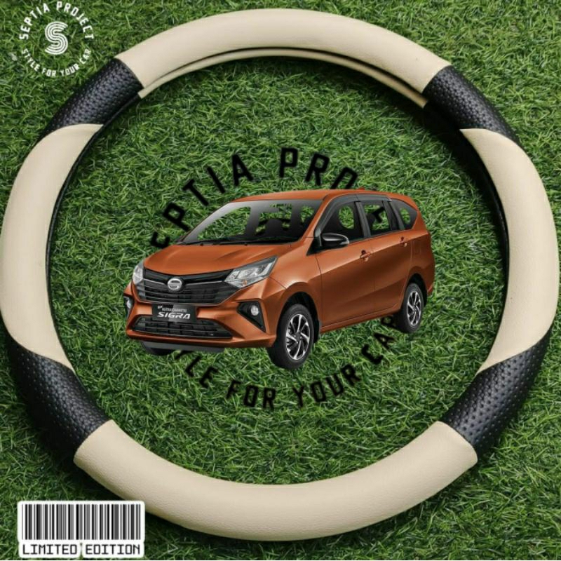 Sarung Stir Mobil Calya-Sigra, Cover Stir Mobil Calya - Sigra, Sarung Stir Minibus