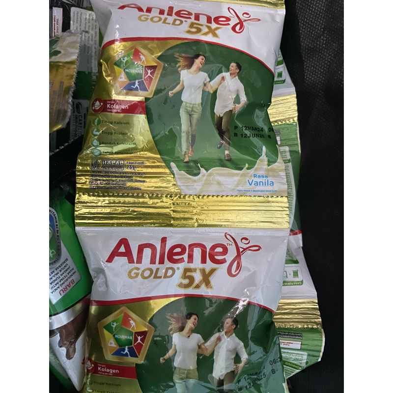 

ANLENE GOLD 5X SACHET(satuan) COKLAT/VANILA 20g & 25g