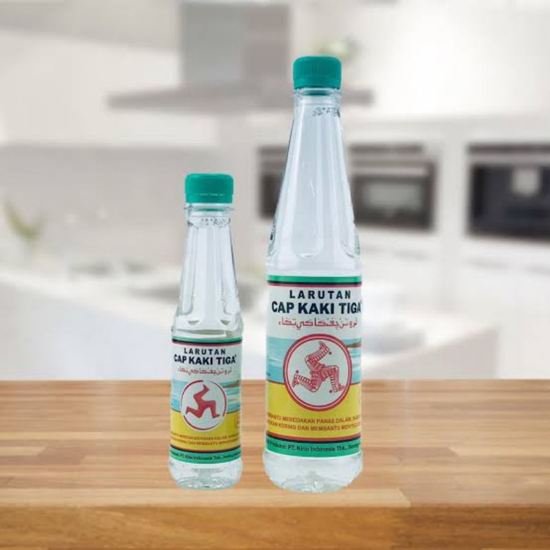 

larutan botol cap kaki tiga